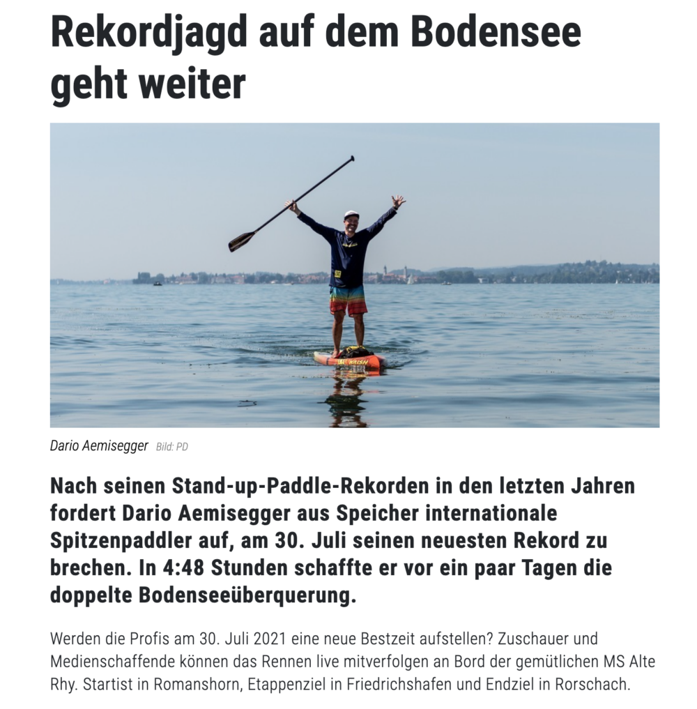 Rekorde SUP LIFE Aloha Paddle Spirit - Die Stand Up Paddling Erlebniswelt am Bodensee